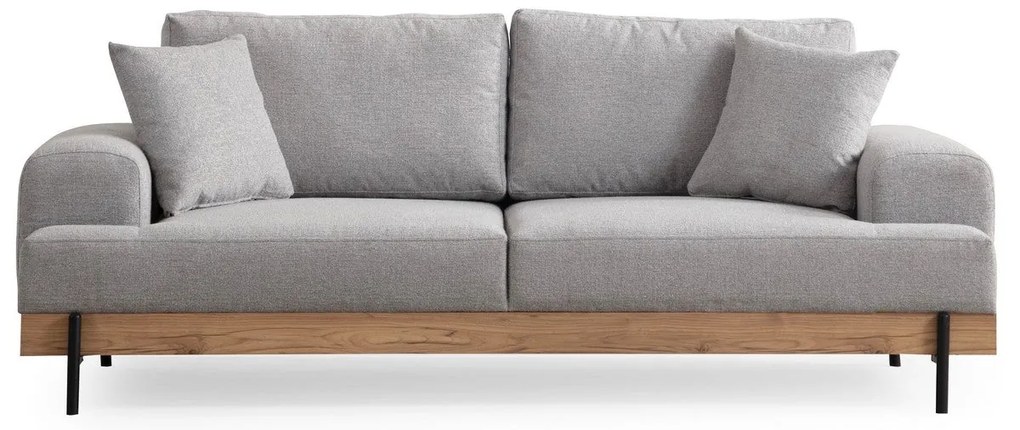 3 személyes kanapé Eti Oak -Szürke