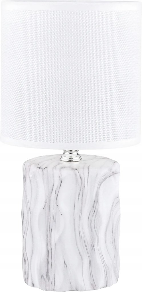 Kerámia asztali éjjeli lámpa fehér lámpaernyővel nappaliba HS8603-WH