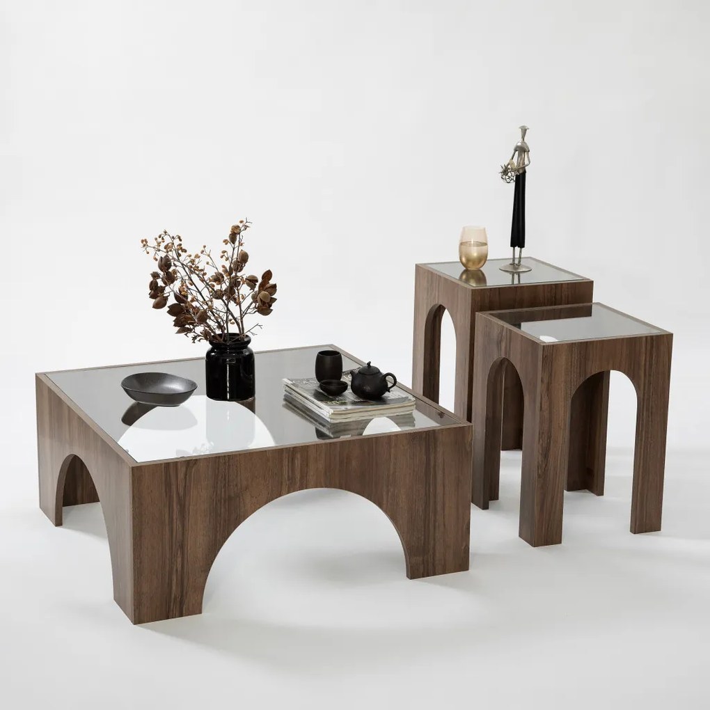 Seine - Transparent, Walnut
