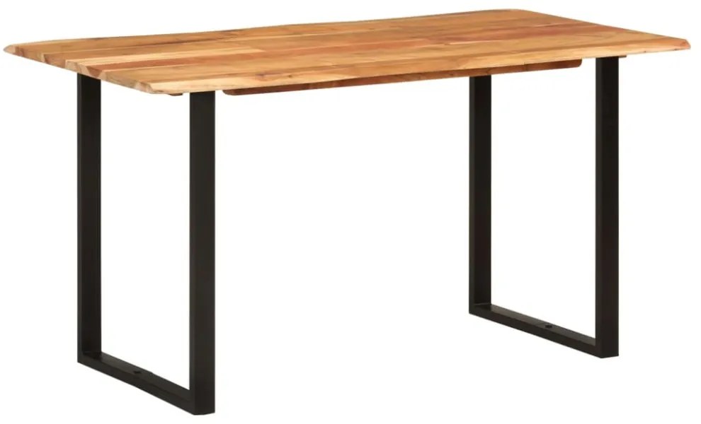 tömör akácfa étkezőasztal 140 x 70 x 76 cm