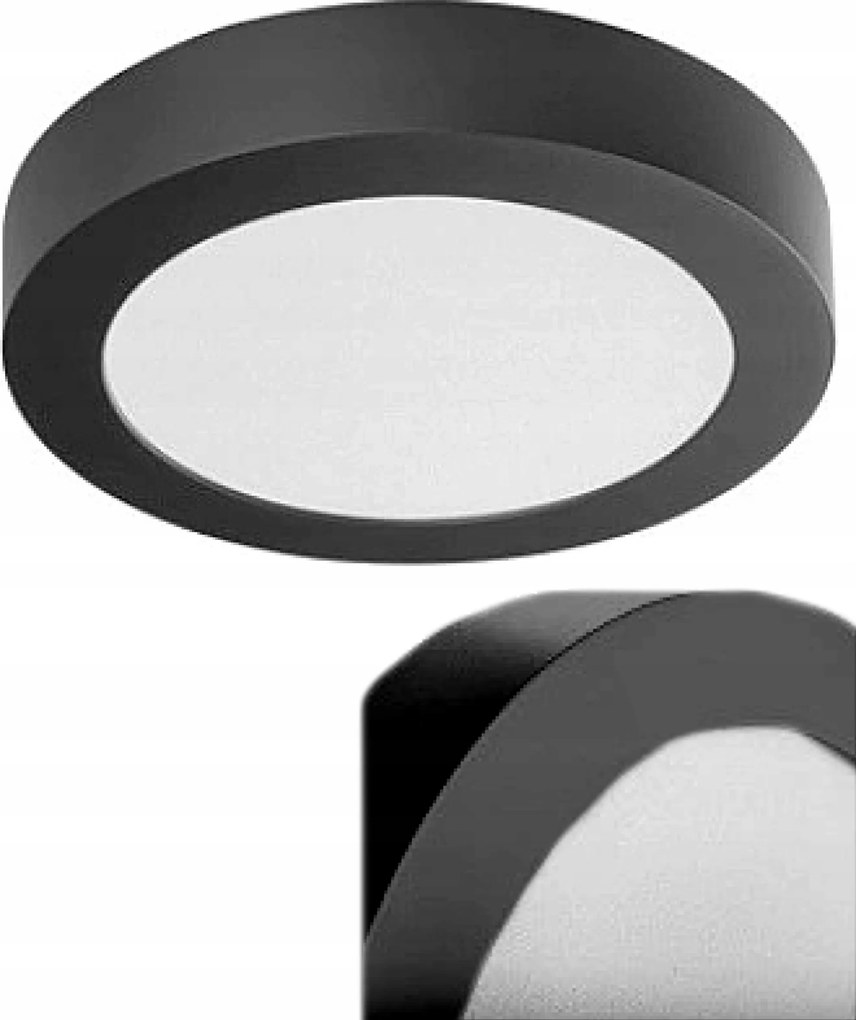 Kanlux Led mennyezeti lámpa Falra szerelhető lámpatest Fekete 18W Fehér Semleges