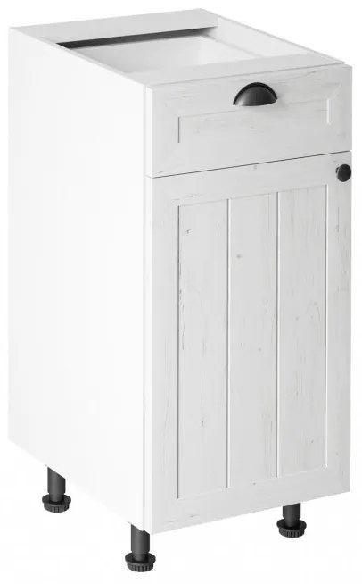 Provance D40S1 1 ajtós, 1 fiókos alsó konyhaszekrény jobbos Sosna Andersen N