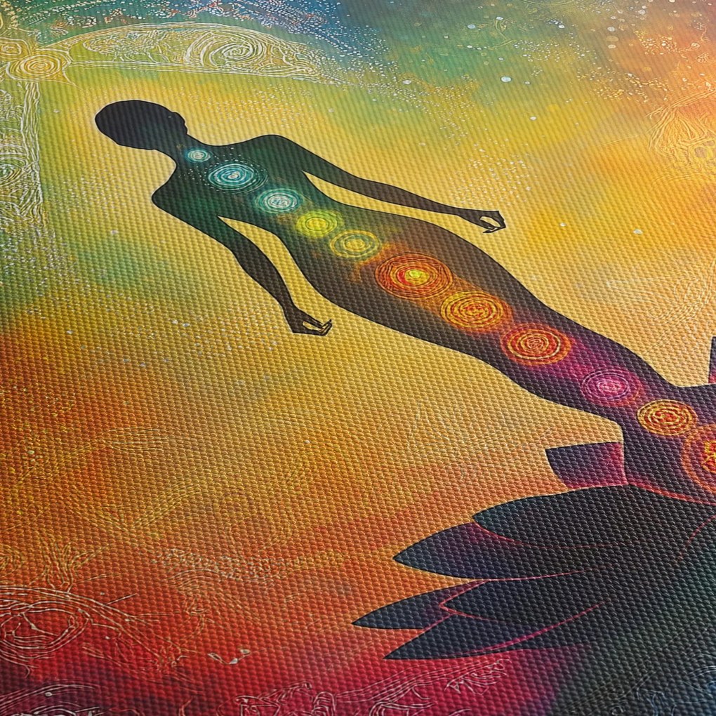 Kép - Nő és csakrák (90x60 cm)