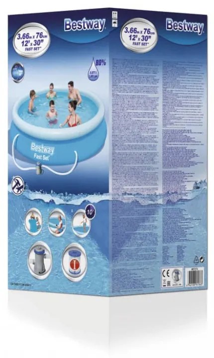 Bestway Fast Set 57274 medenceszett 366 x 76 cm