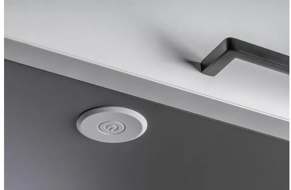 Kapcsoló, érintős, távvezérlős, fényerőszabályozóval, 12V, Max 60W, Mini AMP csatlakozóval, fehér N