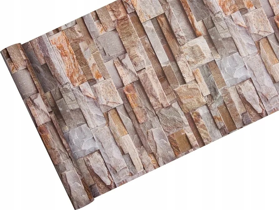 Papírtapéta pala kő hatású 3D