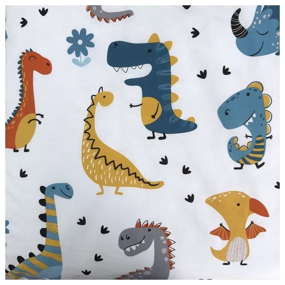 Pamut gyerek ágyneműhuzat babaágyhoz 100x135 cm Dino World – Jerry Fabrics