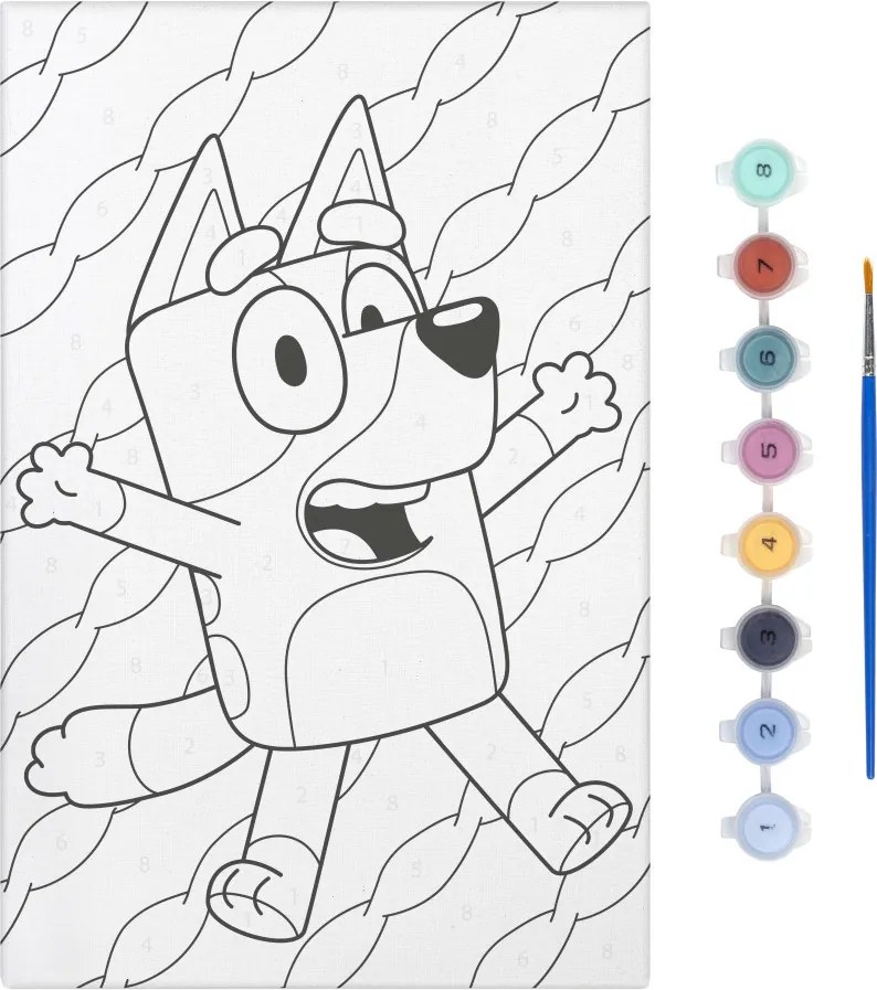 Bluey Happy számos kifestő szett