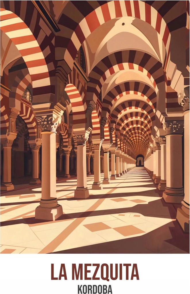 Poszter 64x90cm La Mezquita