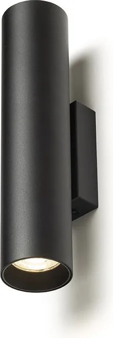 RENDL LUKE fali lámpa fekete 230V LED GU10 2x7W