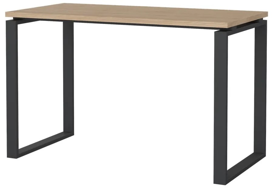 Íróasztal tölgyfa dekoros asztallappal 60x120 cm Sign – Tvilum