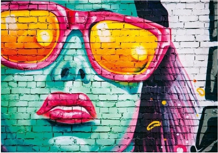 Ifjúsági fotótapéta Graffiti Tégla Fal 312x219