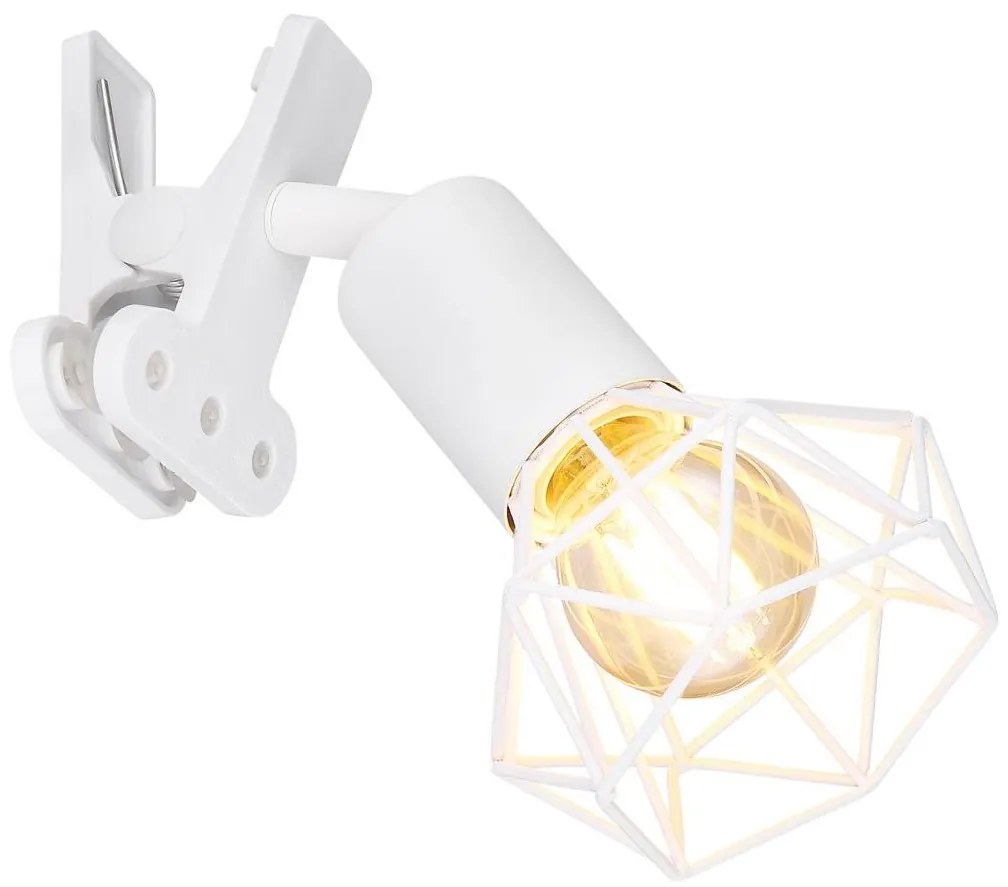 Globo 54802WK - Fali lámpa klipsszel XARA I 1xE14/40W/230V fehér