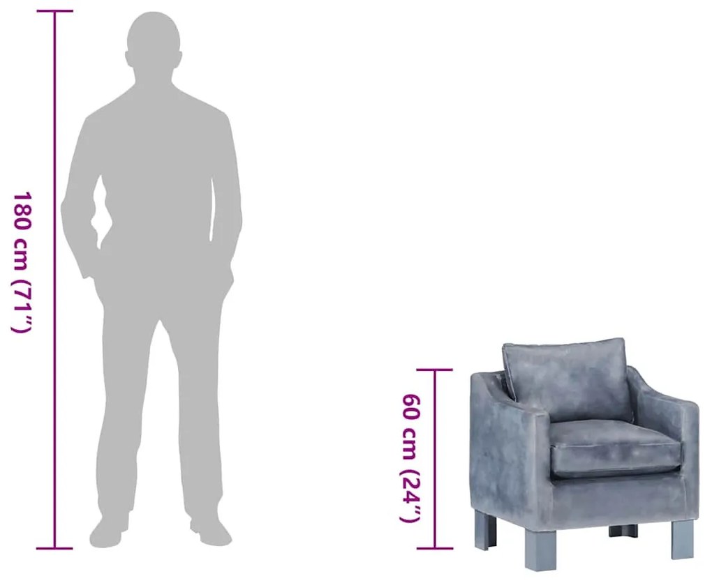 barna valódi bőr kagylófotel