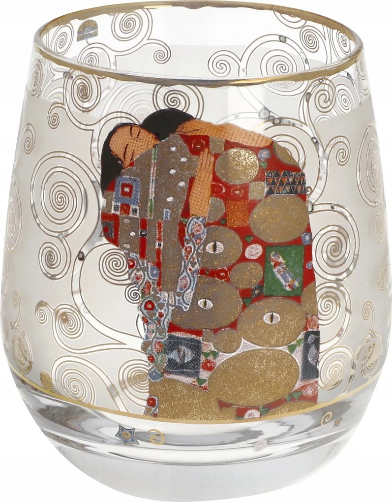 G. Klimt Beteljesülés Gyertyatartó 9,5 cm Goebel