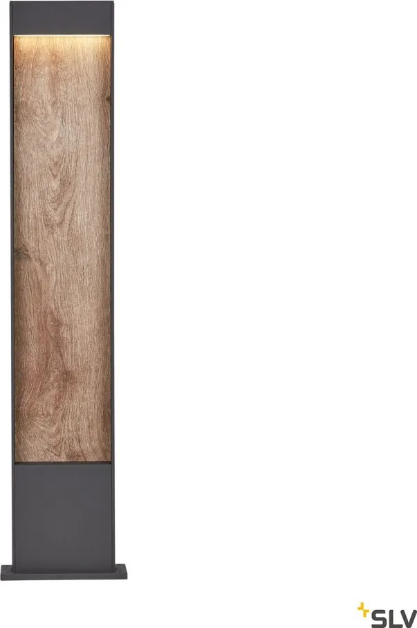 SLV 1002959 FLATT Modern Kültéri Állólámpa Antracit, Barna LED IP65