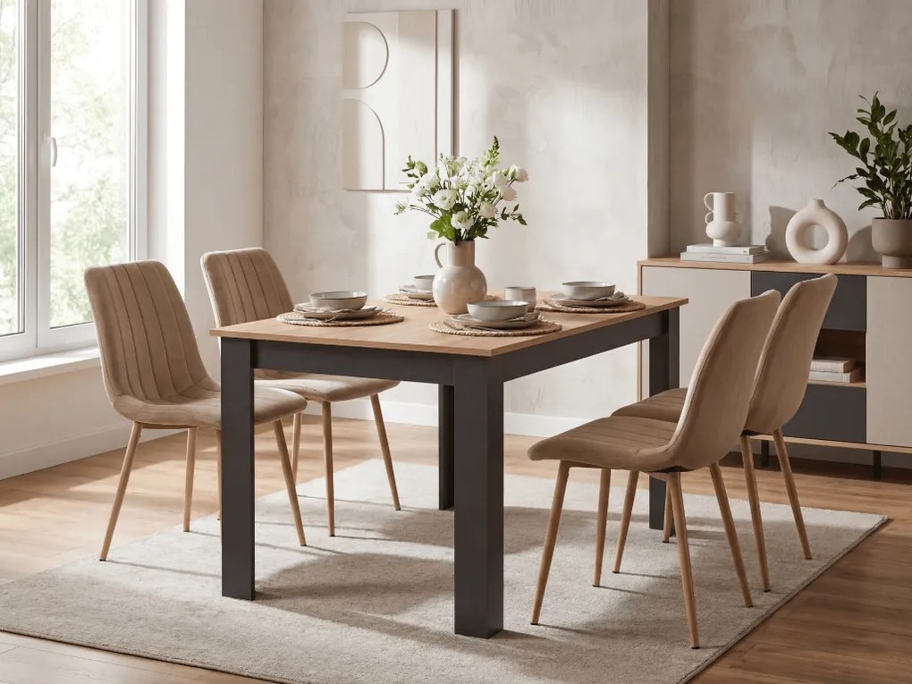 AKCIÓ Barna bársony szék LAVA II. osztályú