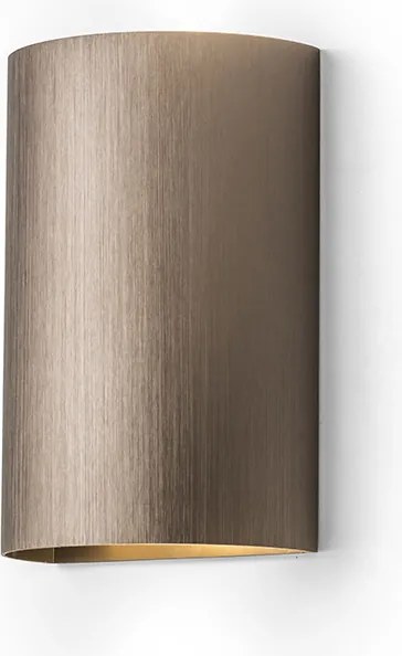 RENDL CAPRI R nástěnná česaný bronz 230V LED GU10 2x9W