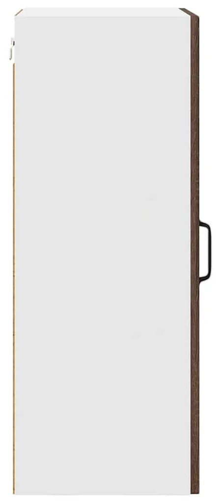 Fali konyhaszekrény 2 pcs Barna Tölgy 40 x 31 x 80 cm Faanyag