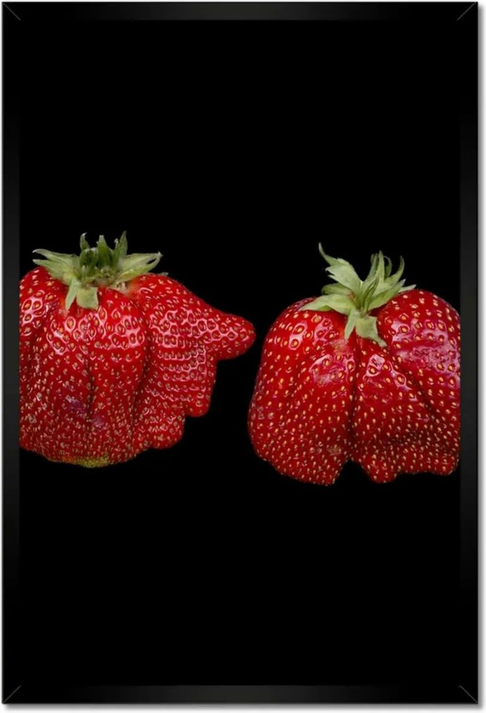 Poszter keretben 40x60 Nagy érett eper