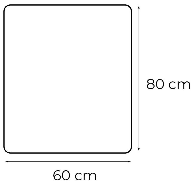 Liz 60 tükör led világítással 60x80 cm