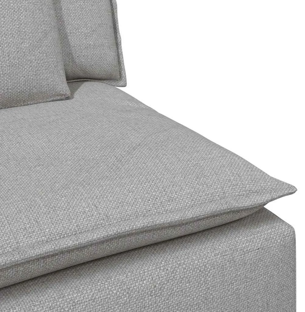 felhőszürke moduláris kanapé középső modul párnákkal 100 cm