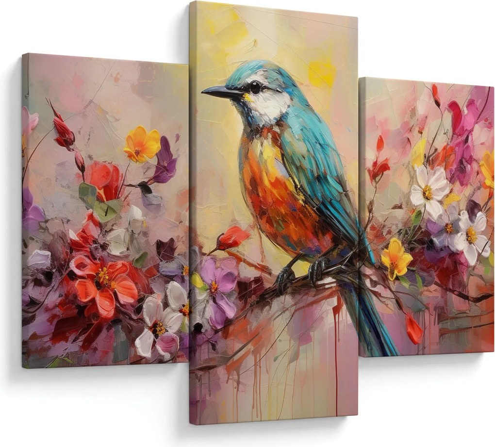 Kép - Egy madár festménye (90x60 cm)