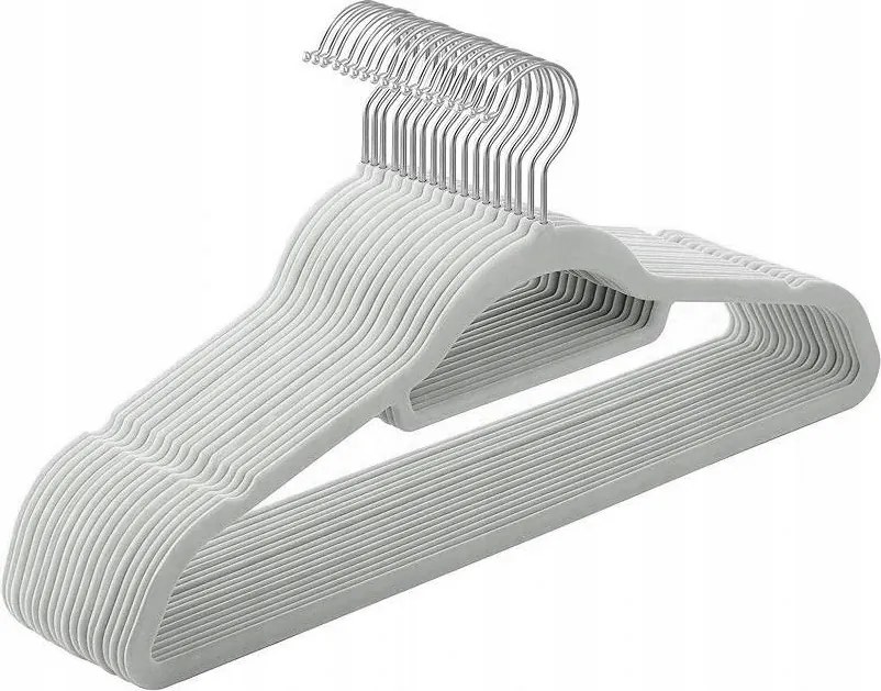 Maxi velúr akasztó szett 50 db-os szürke