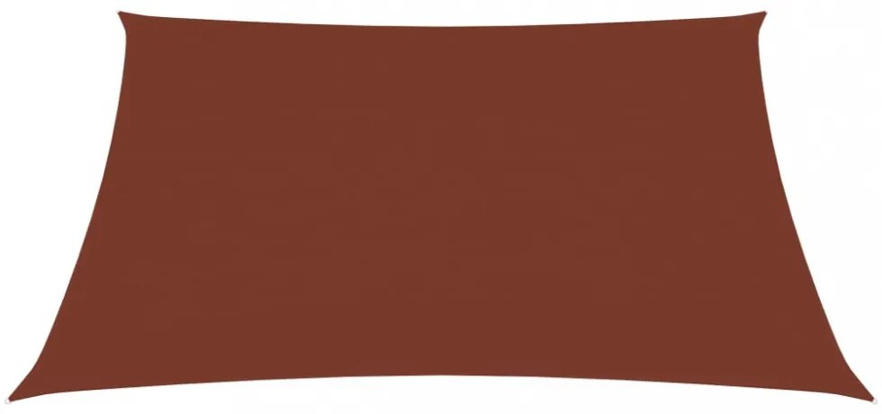 vidaXL terrakotta téglalap alakú oxford-szövet napvitorla 2,5 x 3,5 m