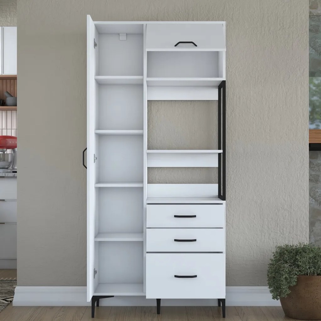 Konyhaszekrény, 90 cm – JE112