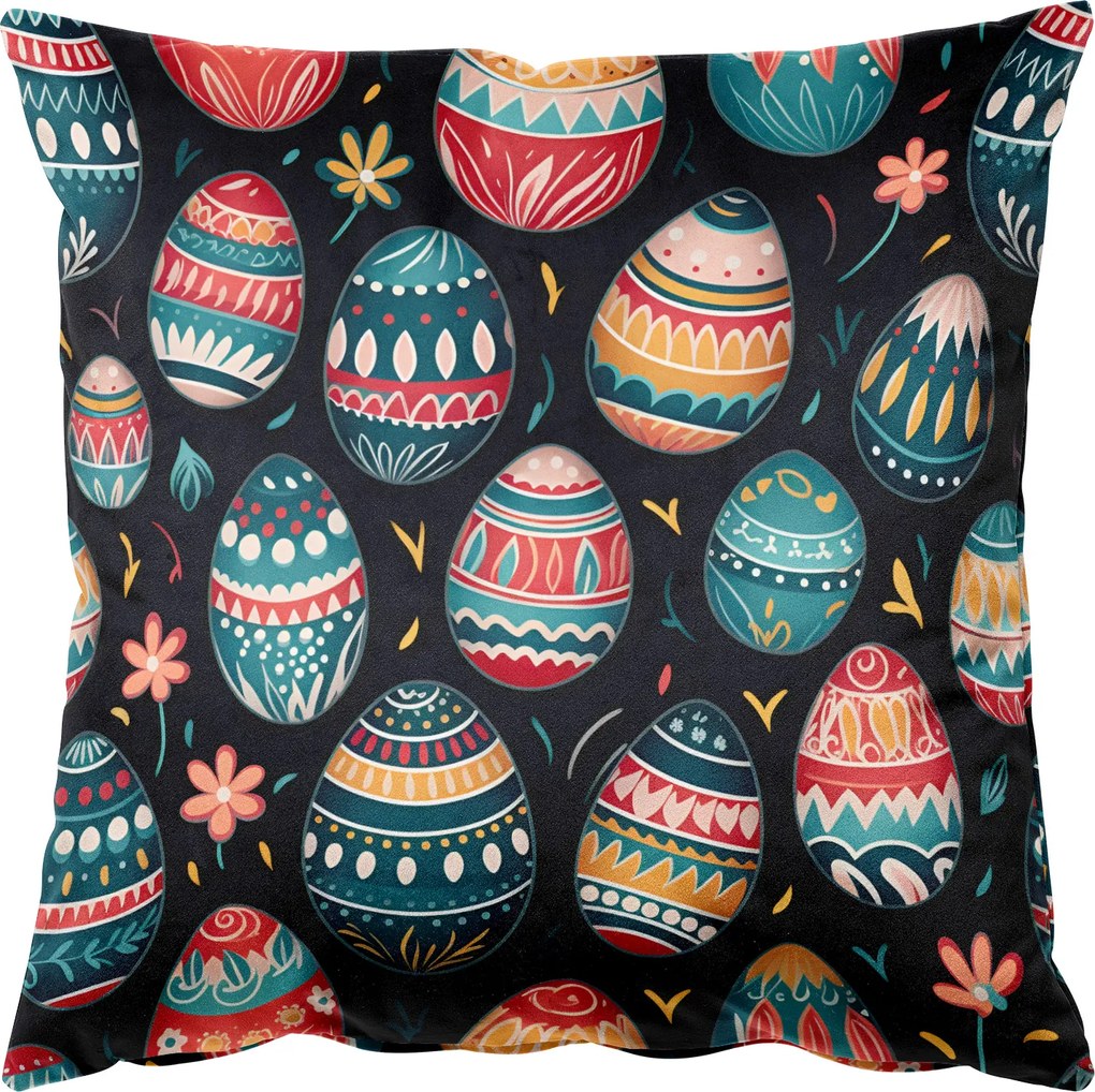 Húsvéti Dekorációs Párnahuzat Velvet Velúr 40x40cm