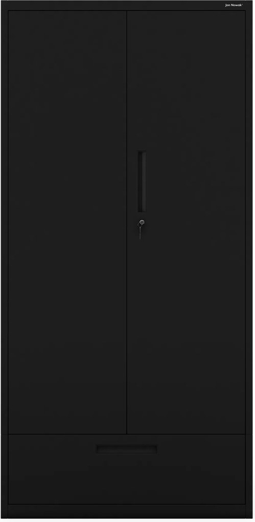 Megan Czarny - szuflada pojedyncza 185 cm