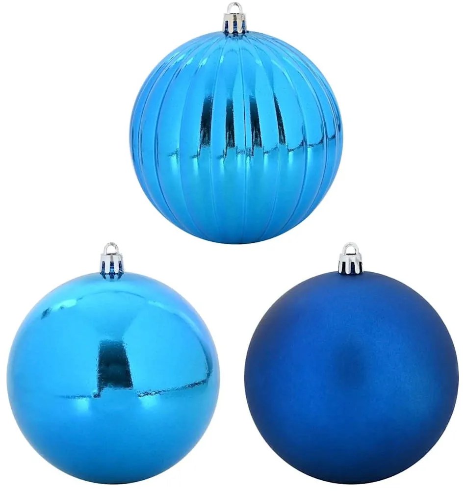 Karácsonyi Díszgömb Készlet 9 pcs Kék