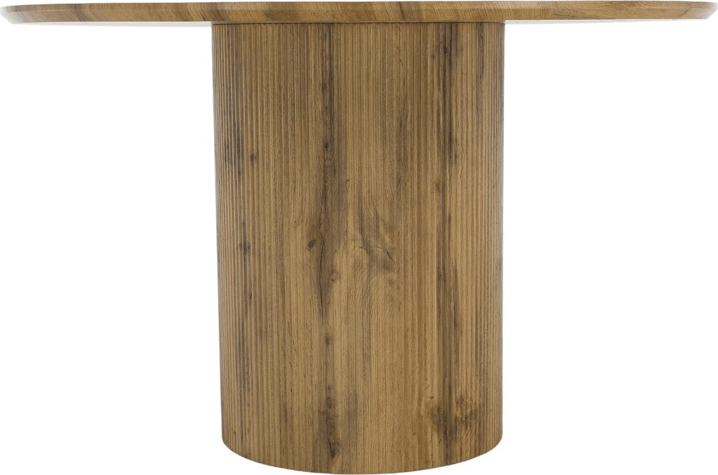 Étkezőasztal, tölgy, átmérő 120 cm, MAHIR TYP 2