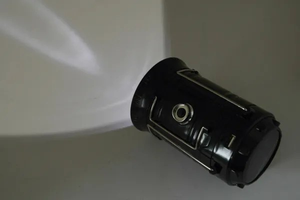 LED Hordozható szolár lámpa LED/1200mAh fekete