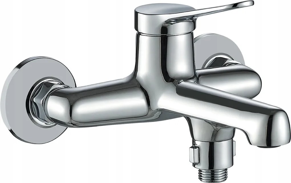 Kádtöltő Csaptelep Fali Kapcsolóval Az Alján Króm Kuchinox