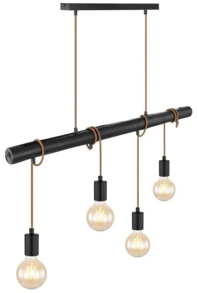 Globo 15459-4H - Csillár zsinóron LEO 4xE27/60W/230V