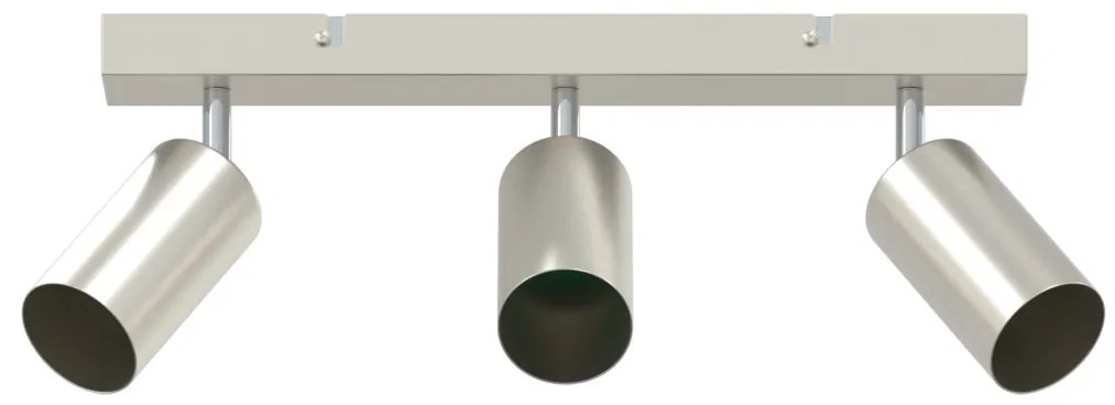 Mennyezeti Spotlámpa 3 Irányban Állítható Brushed Nickel GU10