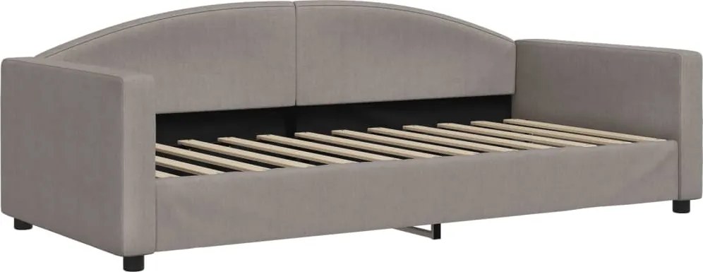 vidaXL tópszínű szövet kanapéágy 90 x 200 cm