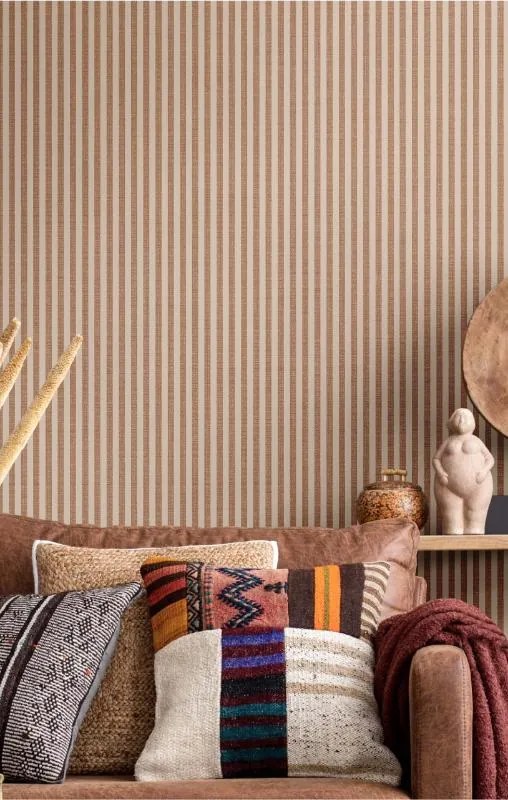Parato Cristiana Masi Top Stripes Riga 5 barna csíkos vlies tapéta – 38488