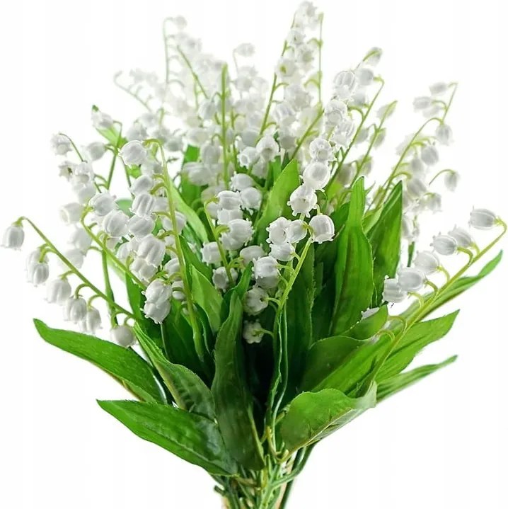 Mesterséges gyöngyvirág csokor Virágok, mint az élő