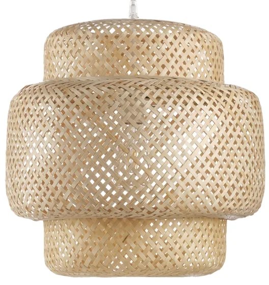 ONLI - Csillár zsinóron BAMBOO 1xE27/22W/230V bambusz