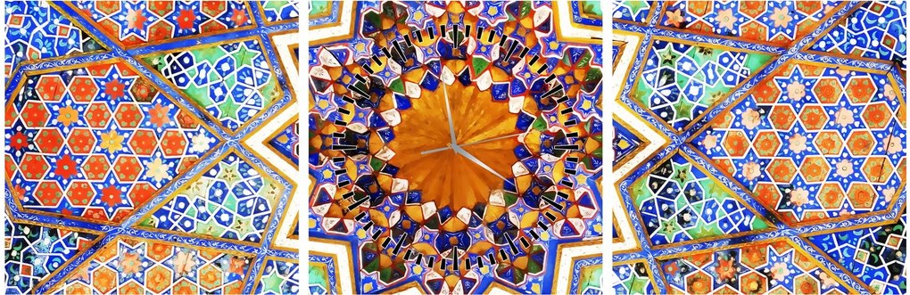 Mozaik kép (órával) (90x30 cm)