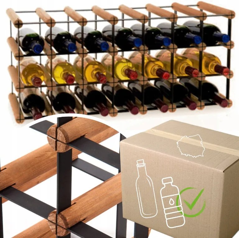 Bortartó állvány bortartó állvány Pet palacktartó szekrény Tömör 21cipő Eko