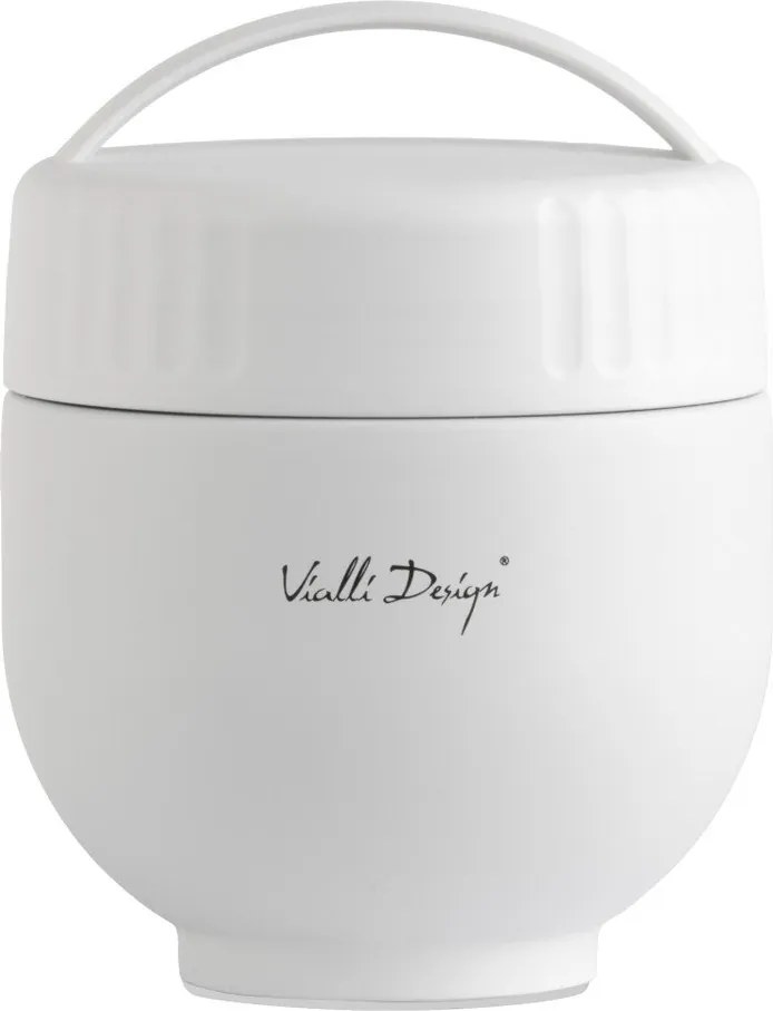 Fehér rozsdamentes acél ételtartó termosz 680 ml Fuori – Vialli Design