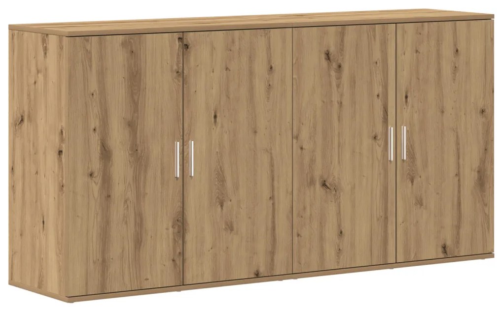 2 db-os oldalpultok, artisztikus tölgy, 79x38x80 cm, mérnöki fa