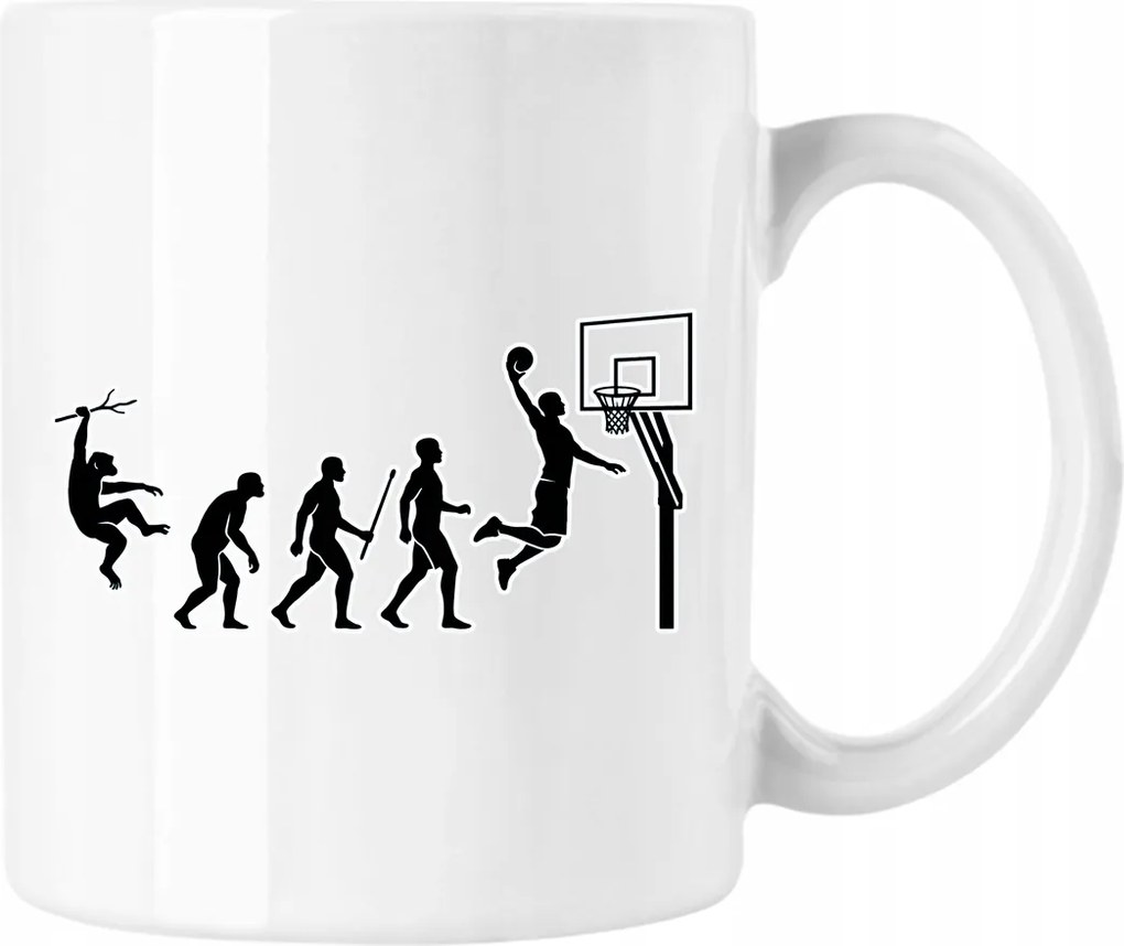 Kosárlabda Evolúció Bögre Fehér 330ml