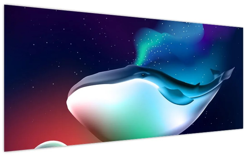 Kép - Egy bálna az űrben (120x50 cm)
