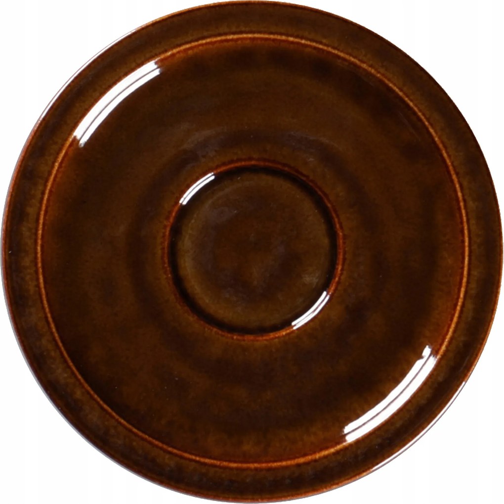 Porcelán Rak Stone Eszpresszó csészealj 13 cm borostyánsárga