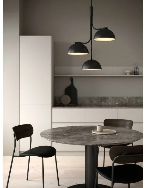 DFTP by Nordlux - Csillár zsinóron TULLIO 3xE14/25W/230V fekete